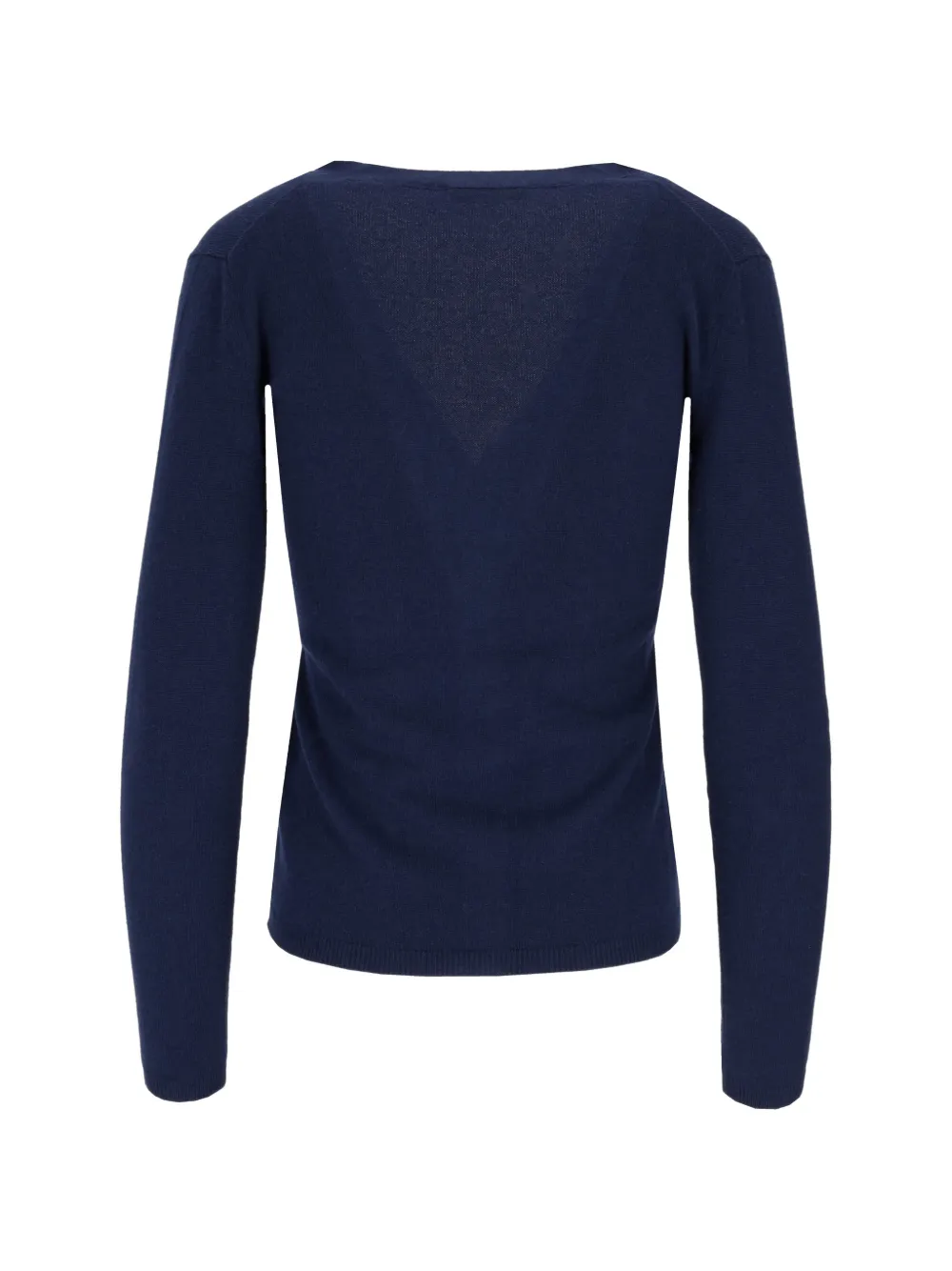 La-Rose Button-up vest met V-hals Blauw
