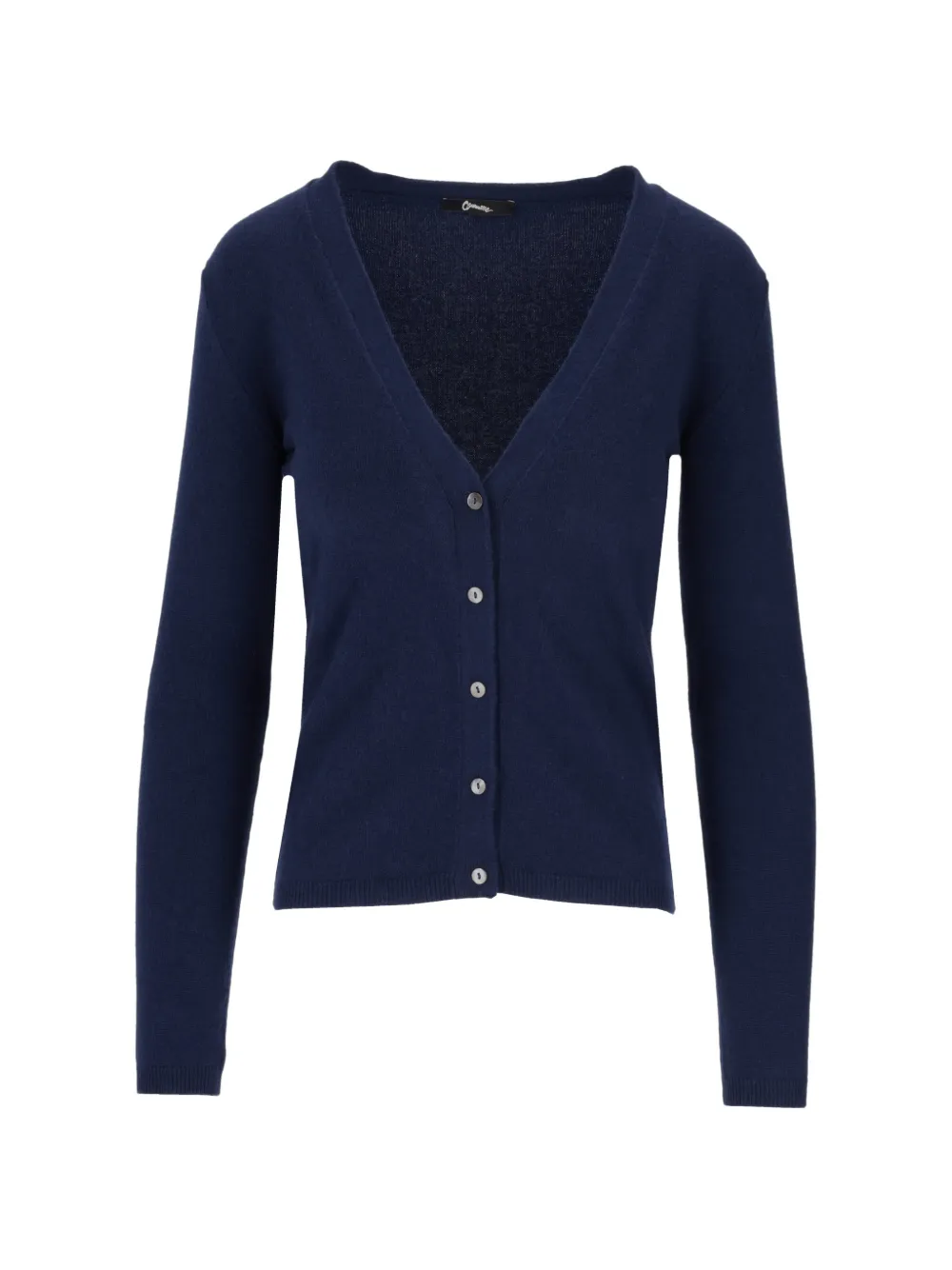 La-Rose V-neck button-up cardigan - Blue