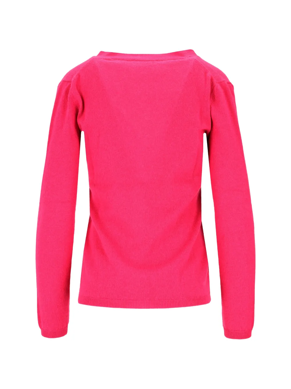 La-Rose Button-up vest met V-hals Roze