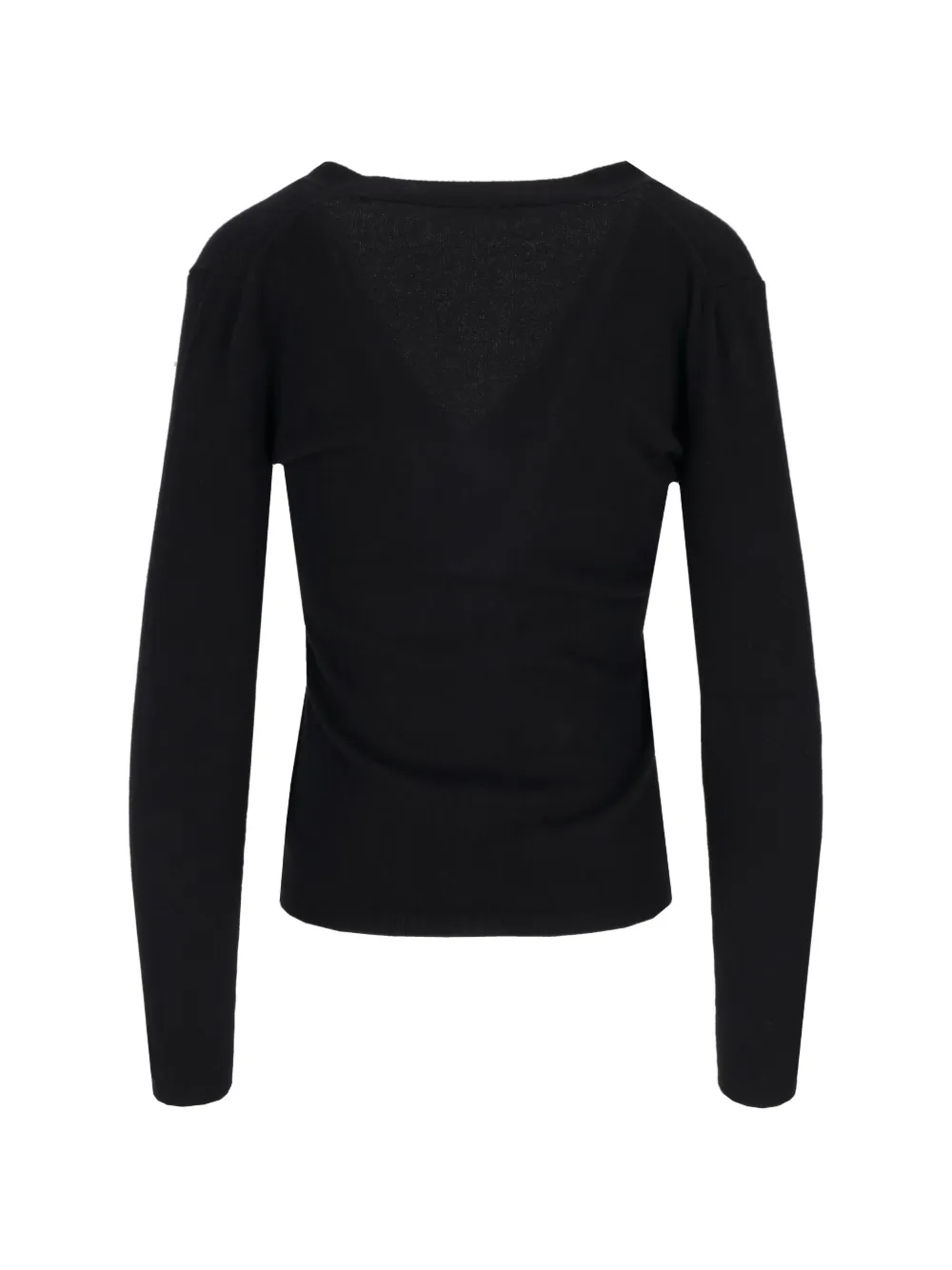 La-Rose Vest met V-hals Zwart