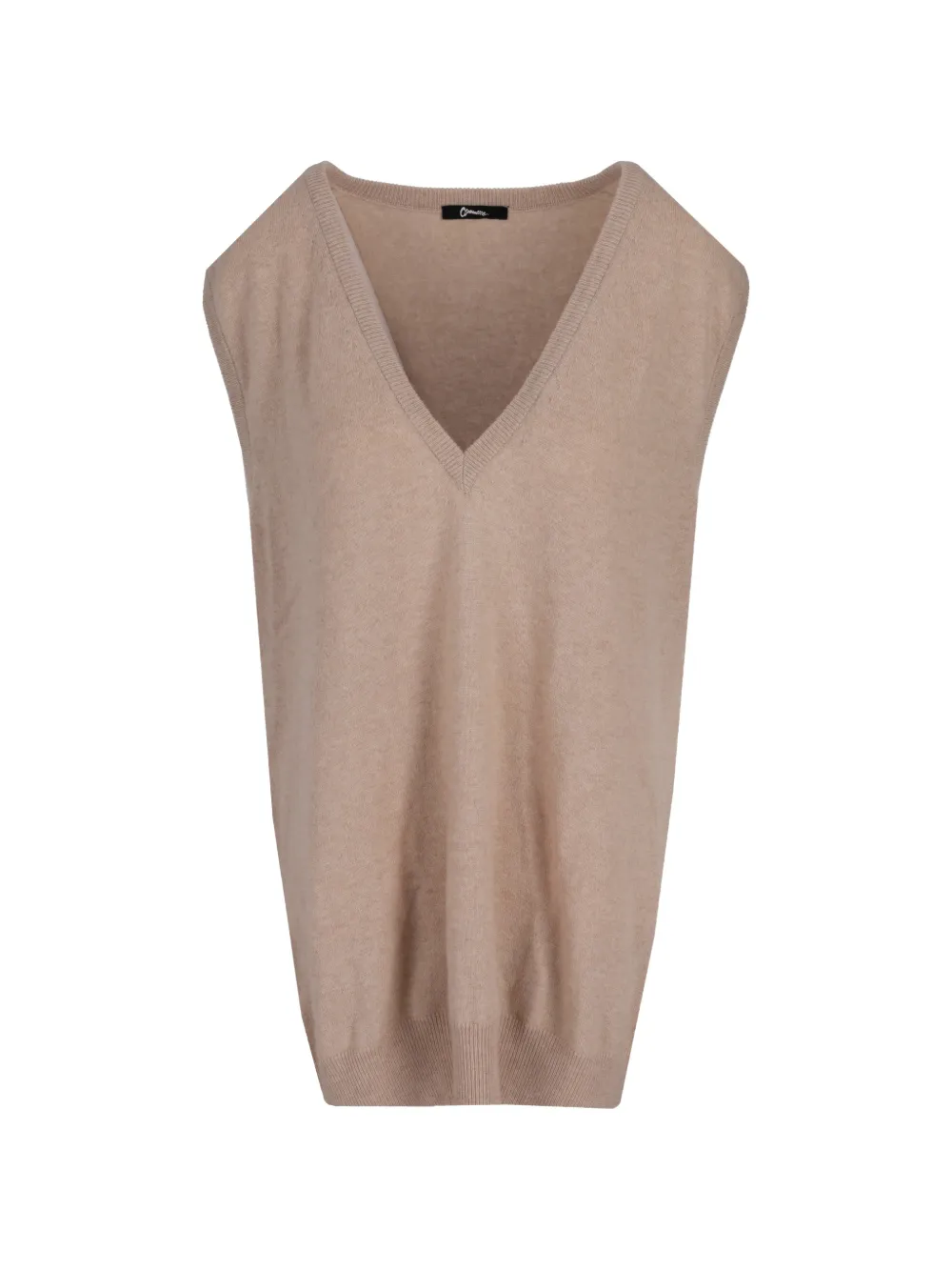 La-Rose Gilet oversize con scollo a V - Toni neutri