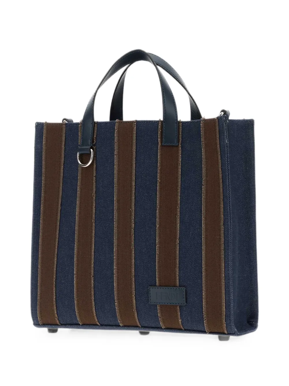 FENDI Pequin shopper Blauw