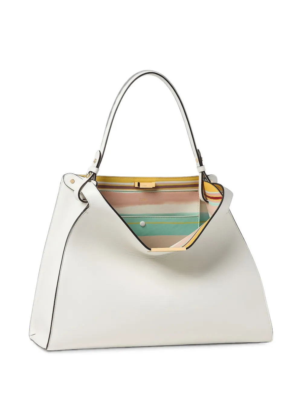 FENDI Peekaboo grote schoudertas Wit