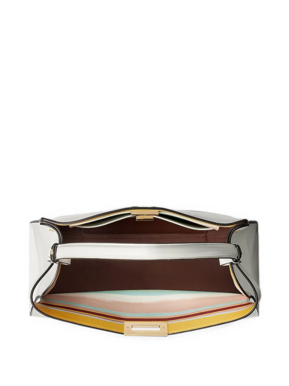 FENDI Peekaboo grote schoudertas Wit