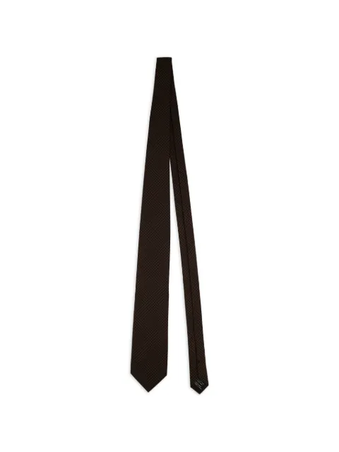 TOM FORD houndstooth silk tie