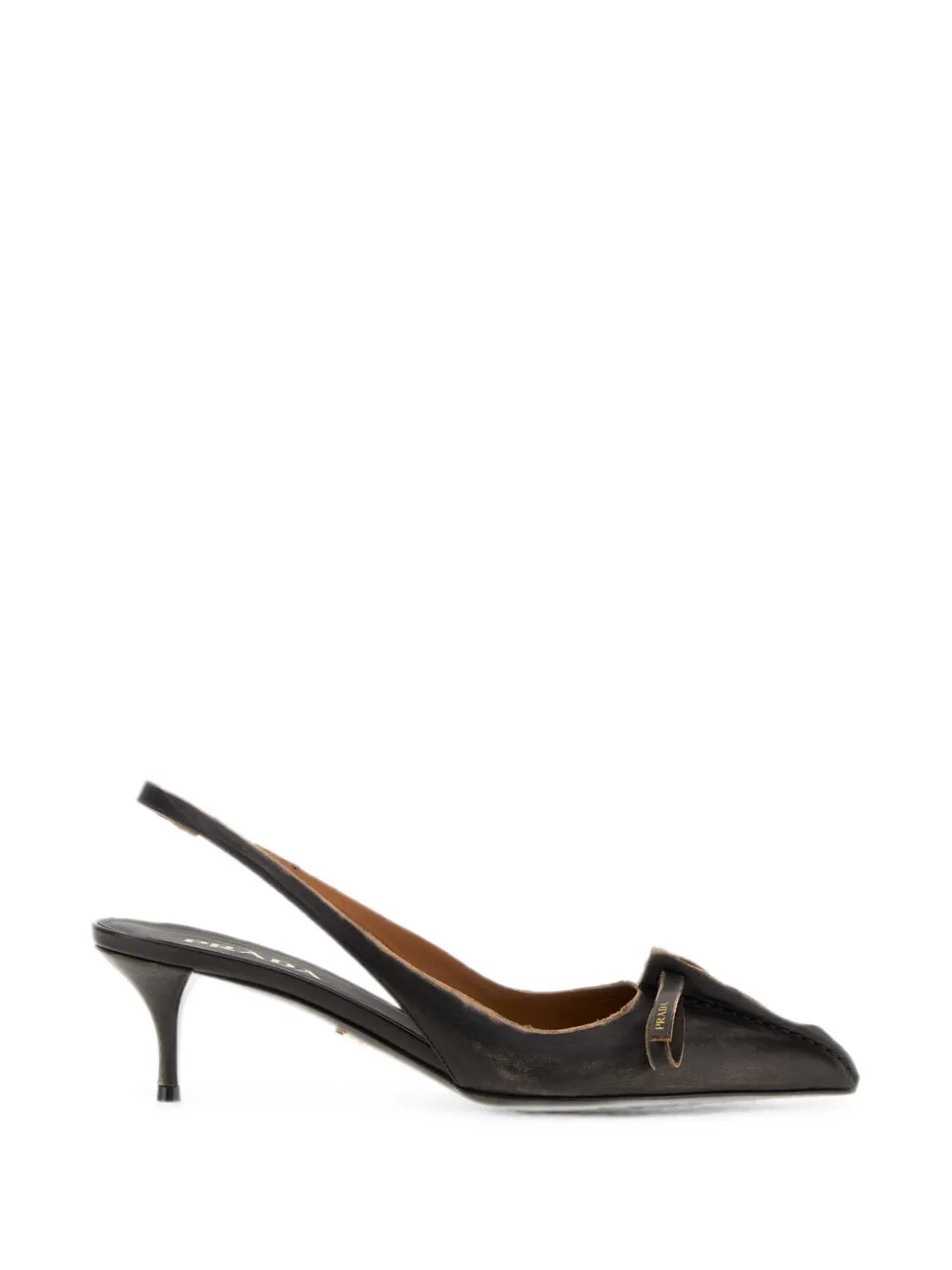 Prada bow-detail slingback pumps Bruin