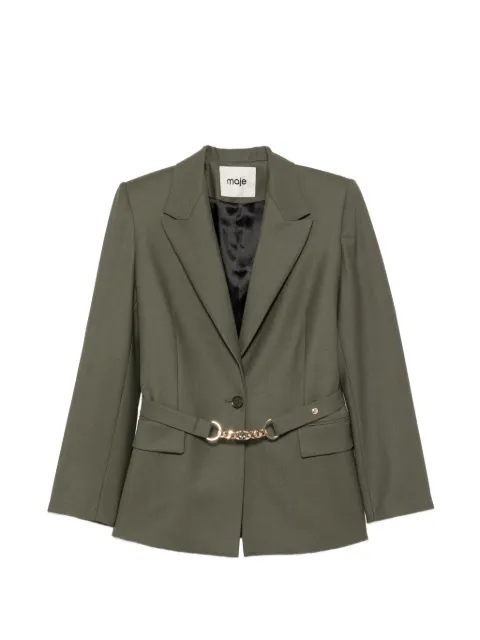 Maje blazer à taille ceinturée