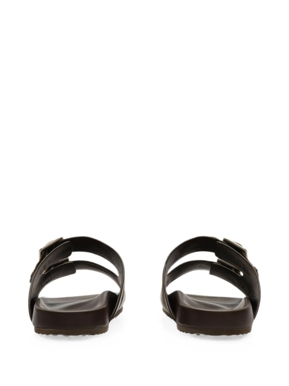 Burberry Urchin leren sandalen Bruin