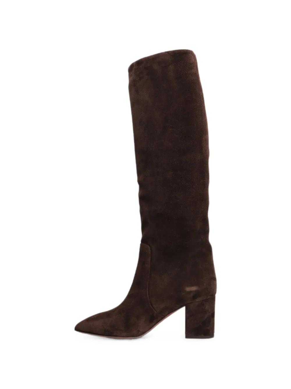 Paris Texas Anja suede pointed-toe boots Bruin