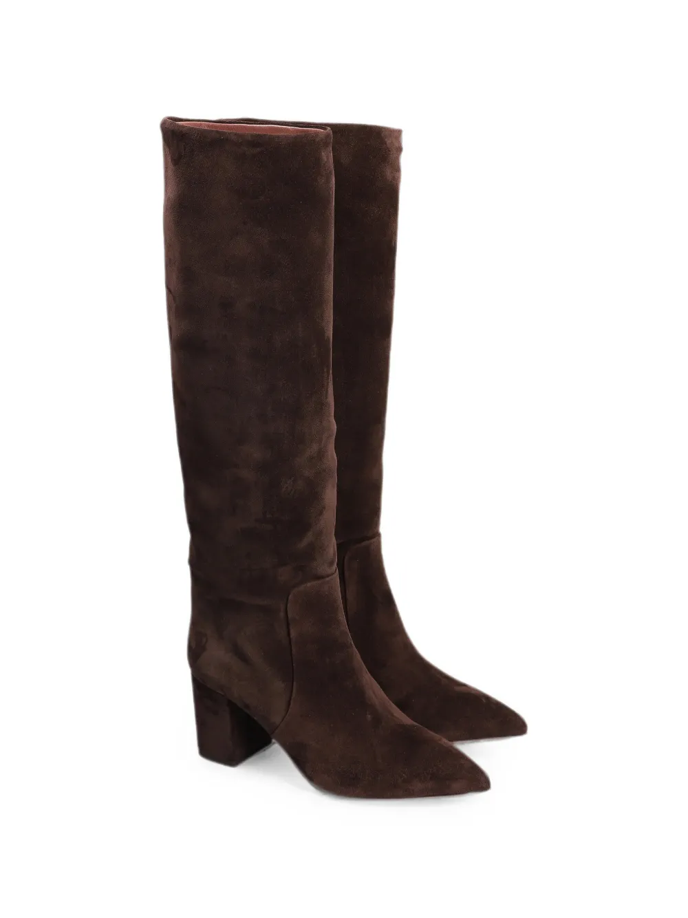 Paris Texas Anja suede pointed-toe boots Bruin