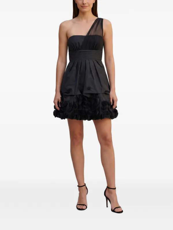 bcbg one shoulder mini dress BCBG New York Women's One Shoulder Long Sleeve Ruched Mini Dress, Blanc at  Amazon Women's Clothing store