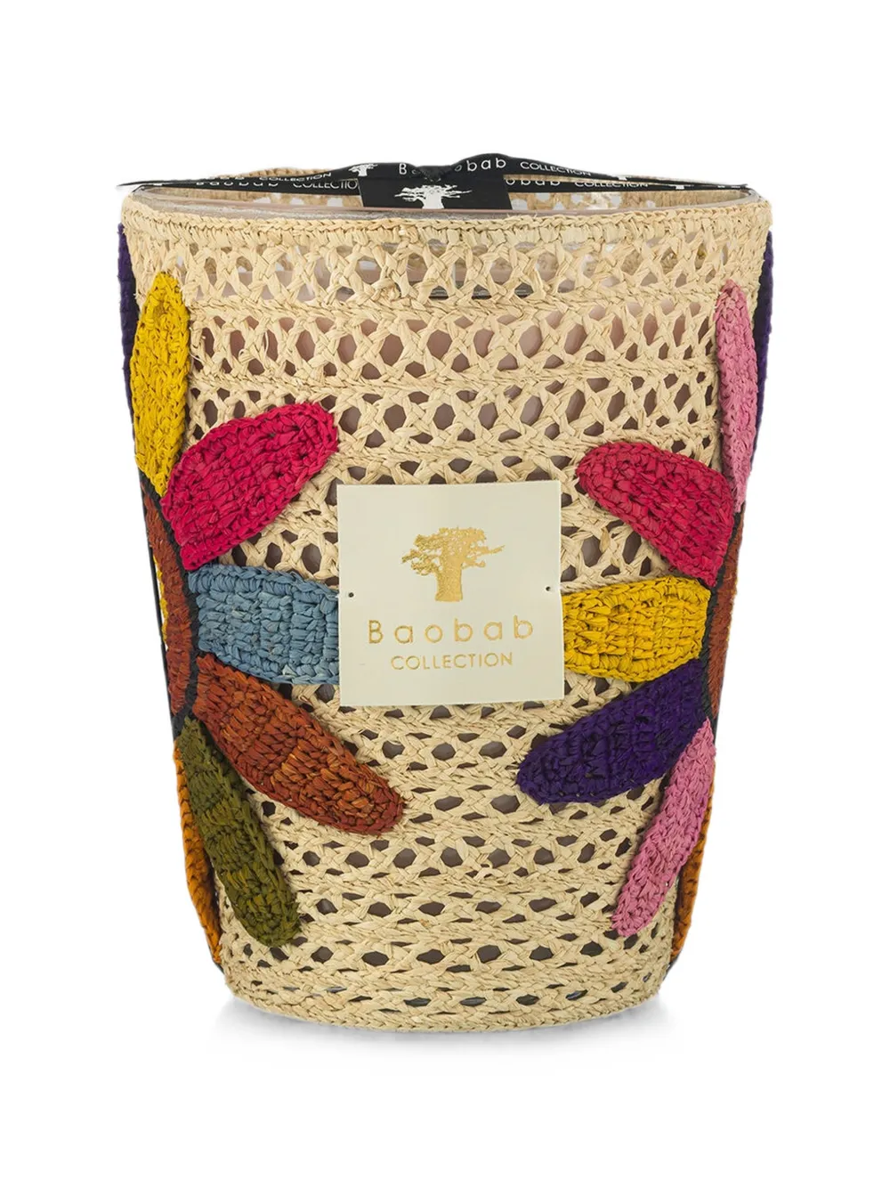 Baobab Collection Girasol raffia candle - Toni neutri