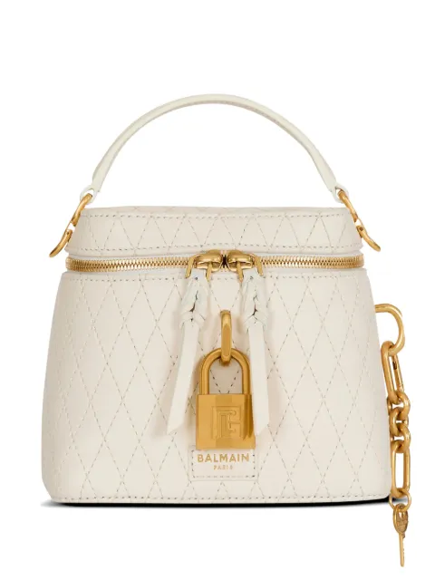 Balmain quiltet Pulse tote i læder