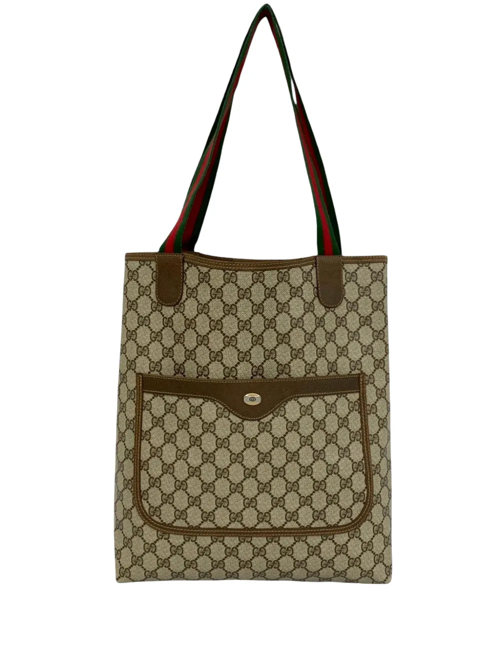 Gucci Pre-Owned 20th Century GG Supreme Web tote bag - Marrone