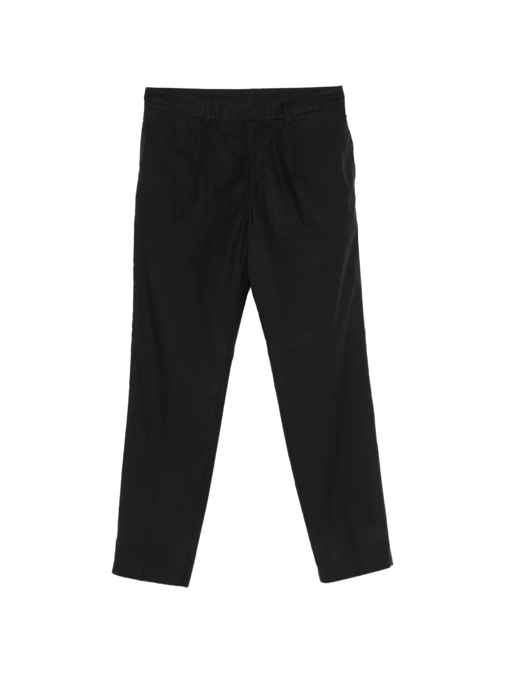 Emporio Armani straight-leg pleated trousers - Nero