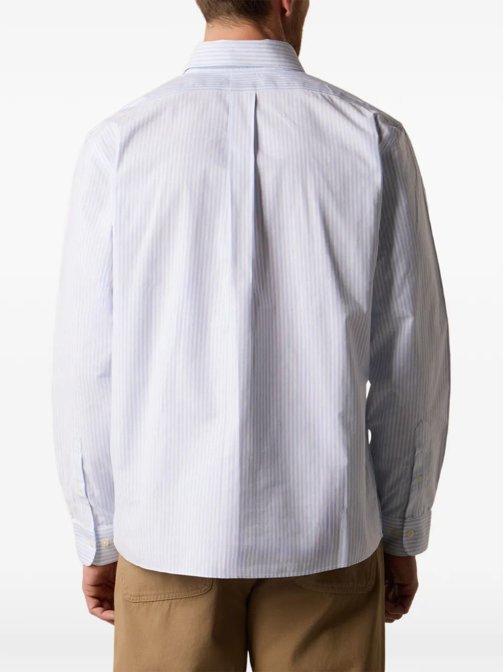 Brooks Brothers Gestreept overhemd Wit