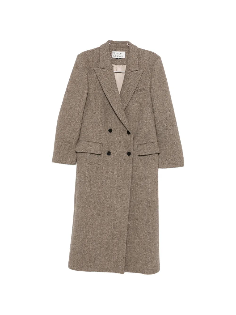 SOURCE UNKNOWN Reyna double-breasted coat - Braun