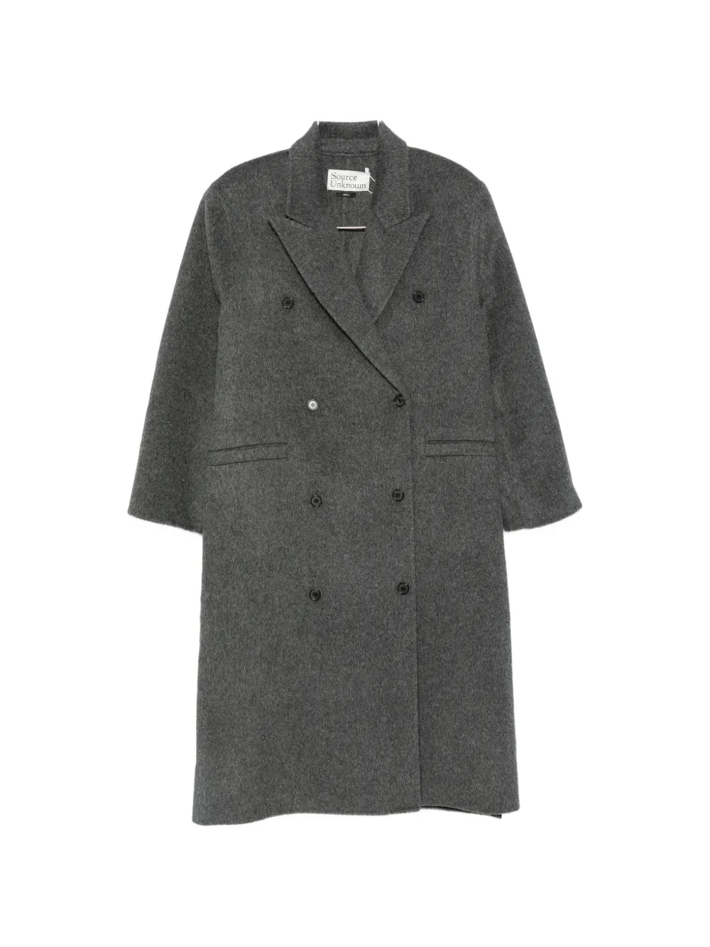 SOURCE UNKNOWN Hutton double-breasted coat - Grau