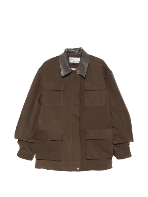 SOURCE UNKNOWN Baia faux suede barn jacket