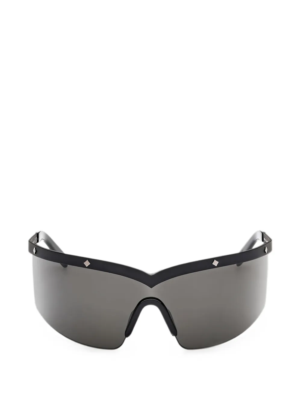 MCM Shield semi-rim sunglasses - Nero