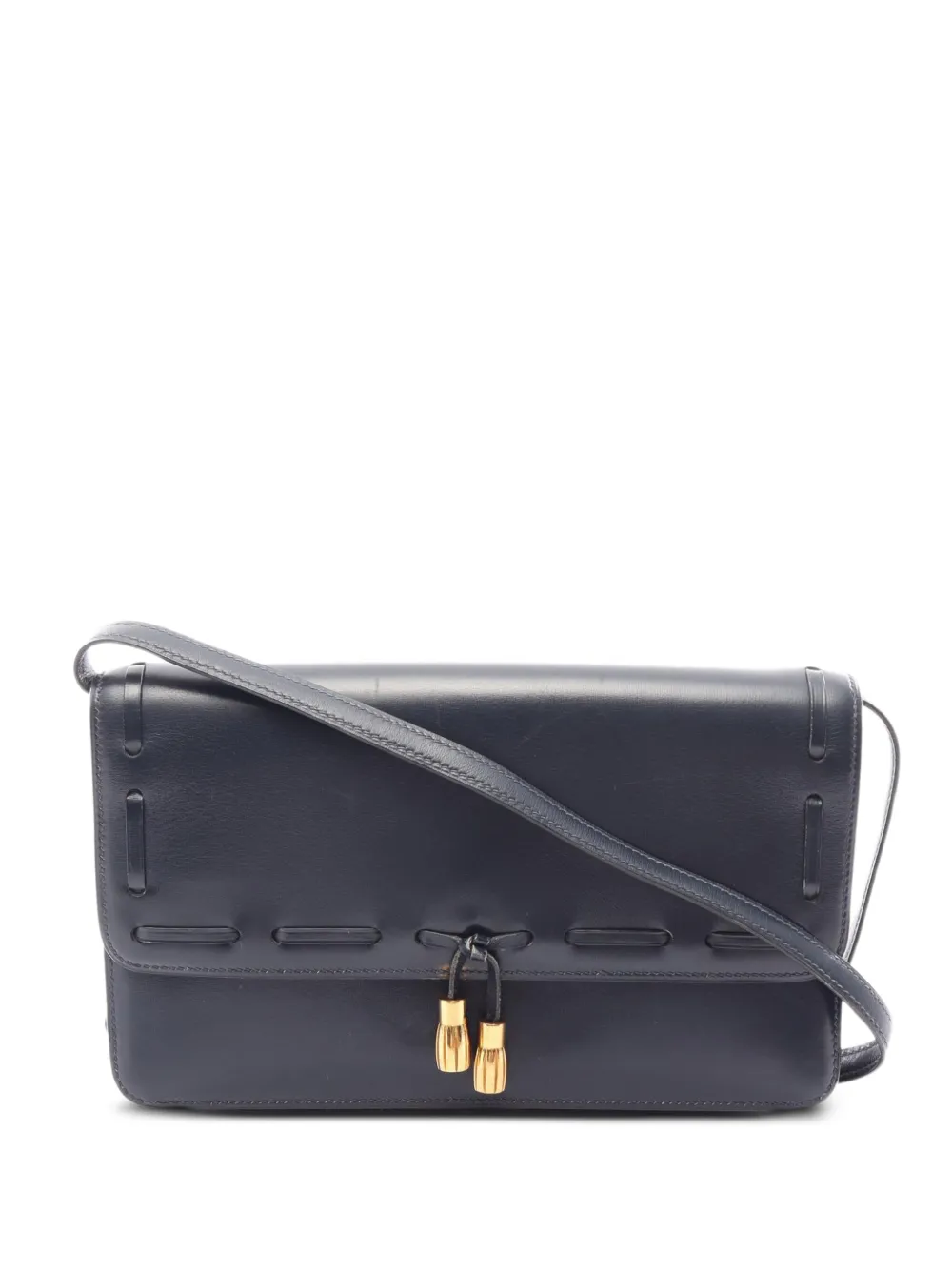 Hermès Pre-Owned 1982 tassel shoulder bag - Blau