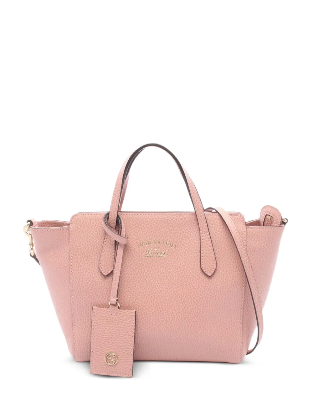 Gucci Pre-Owned Swing mini leather handbag - Rosa