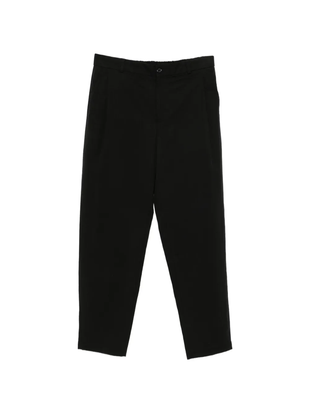 Emporio Armani Pantalon met elastische tailleband Zwart