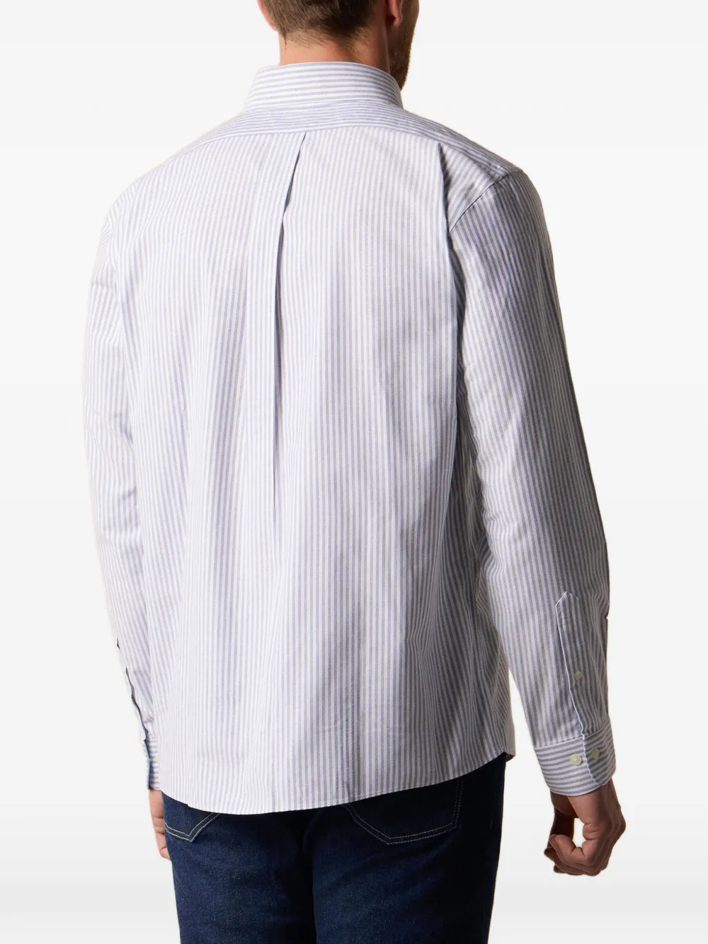 Brooks Brothers Gestreept overhemd Wit