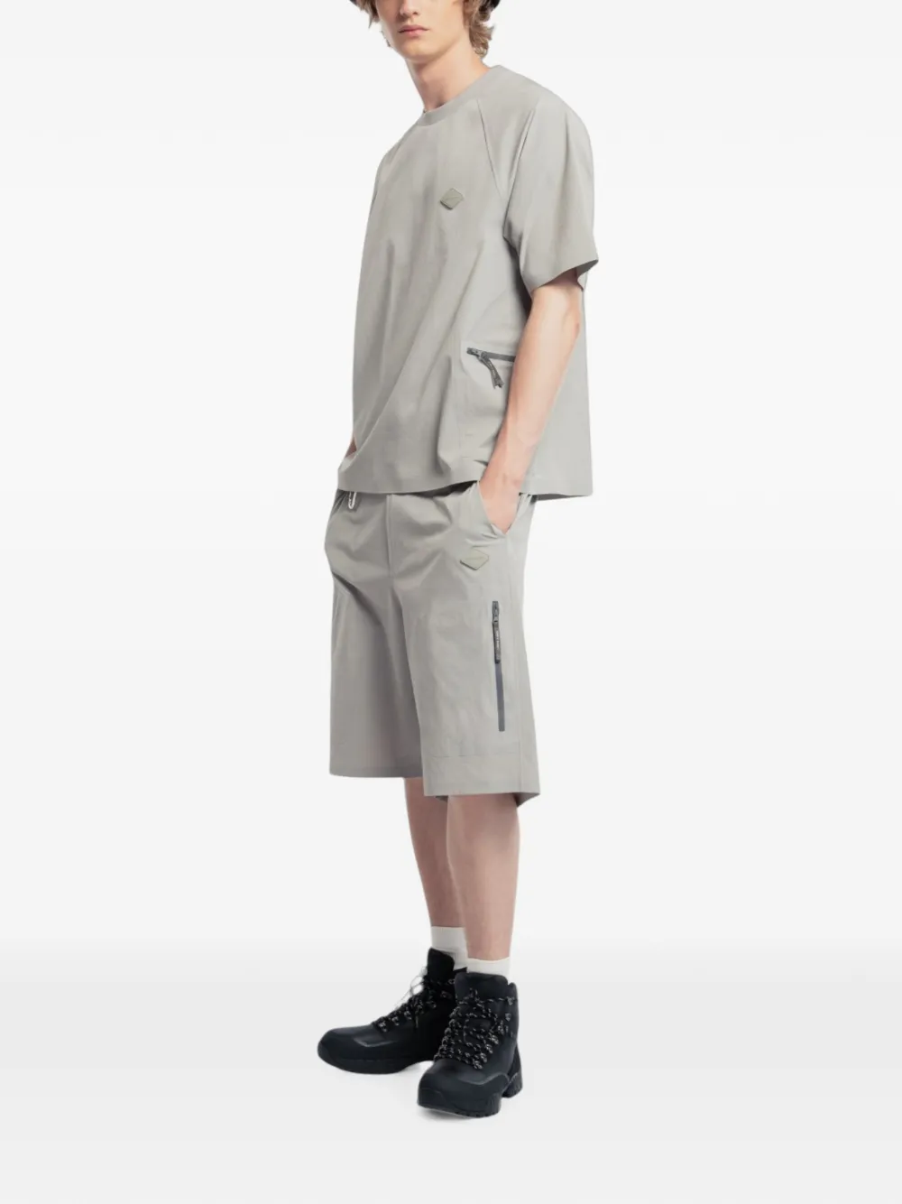 Spoonyard Technische shorts met UV-bescherming Grijs
