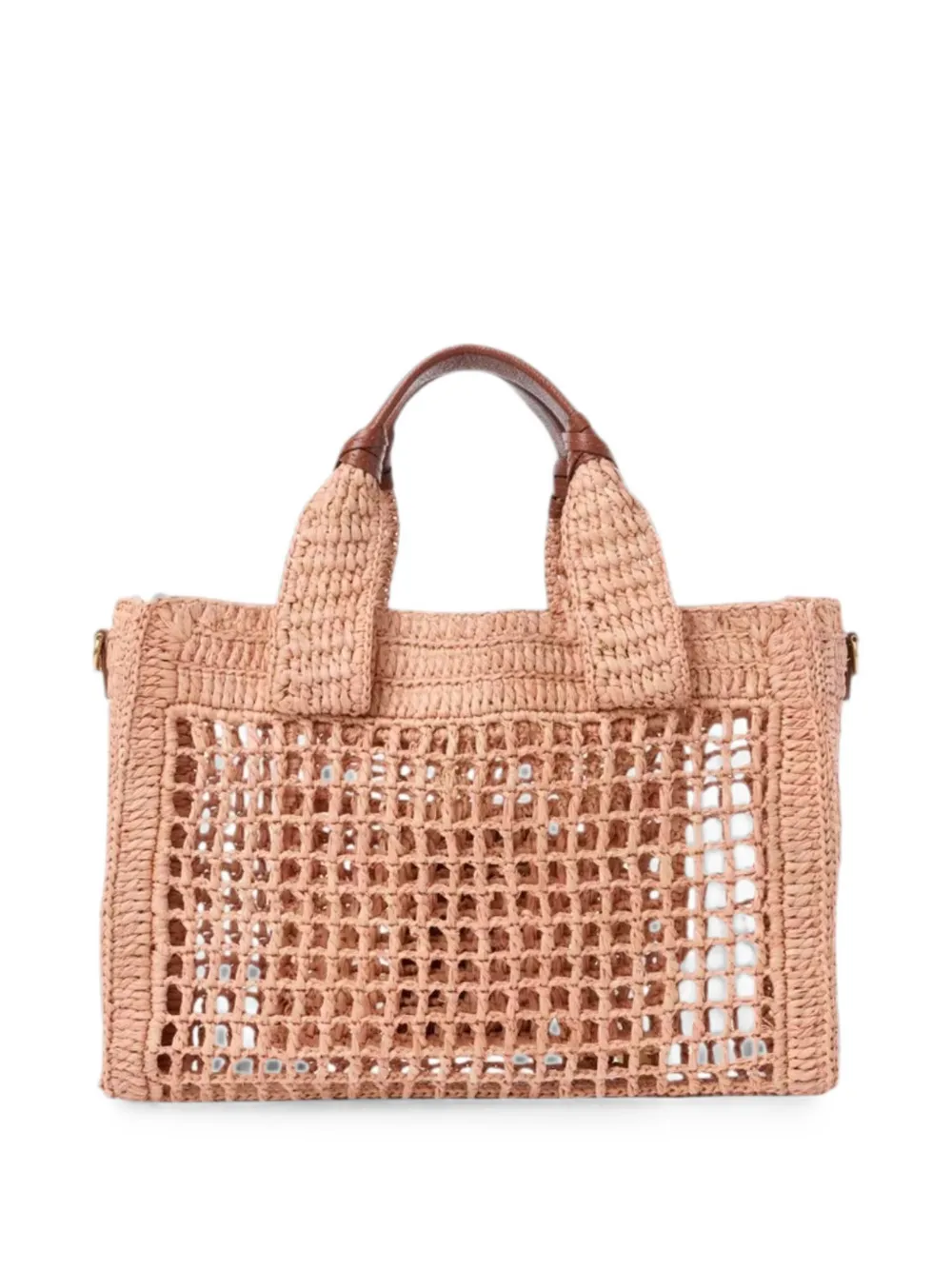 Chloé Shopper met geborduurd logo Roze