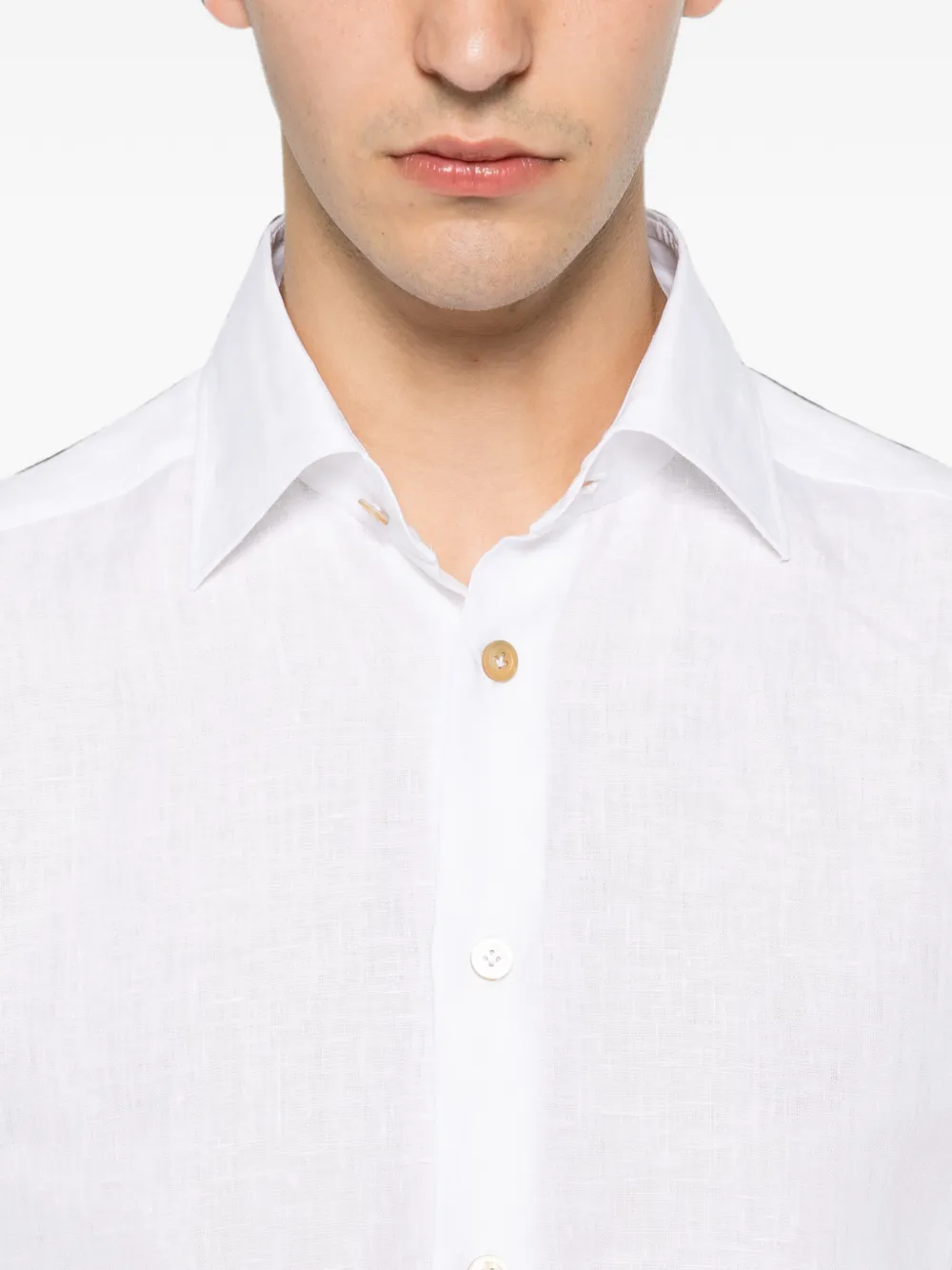 Kiton Overhemd met lange mouwen Wit
