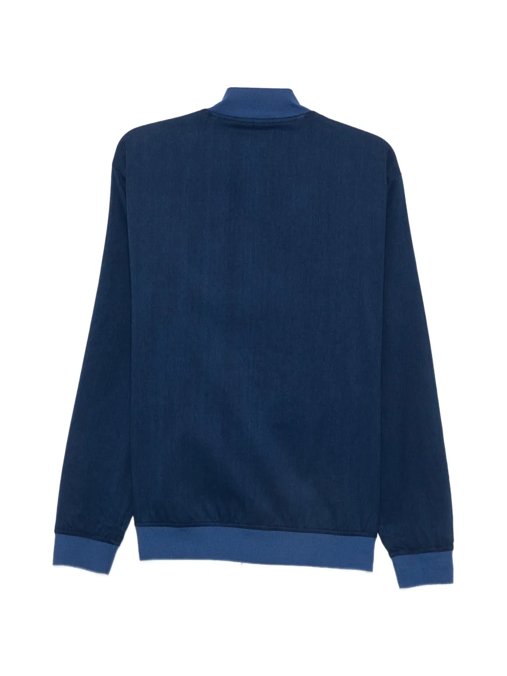 Kiton Jack met ritssluiting en geribbelde afwerking Blauw