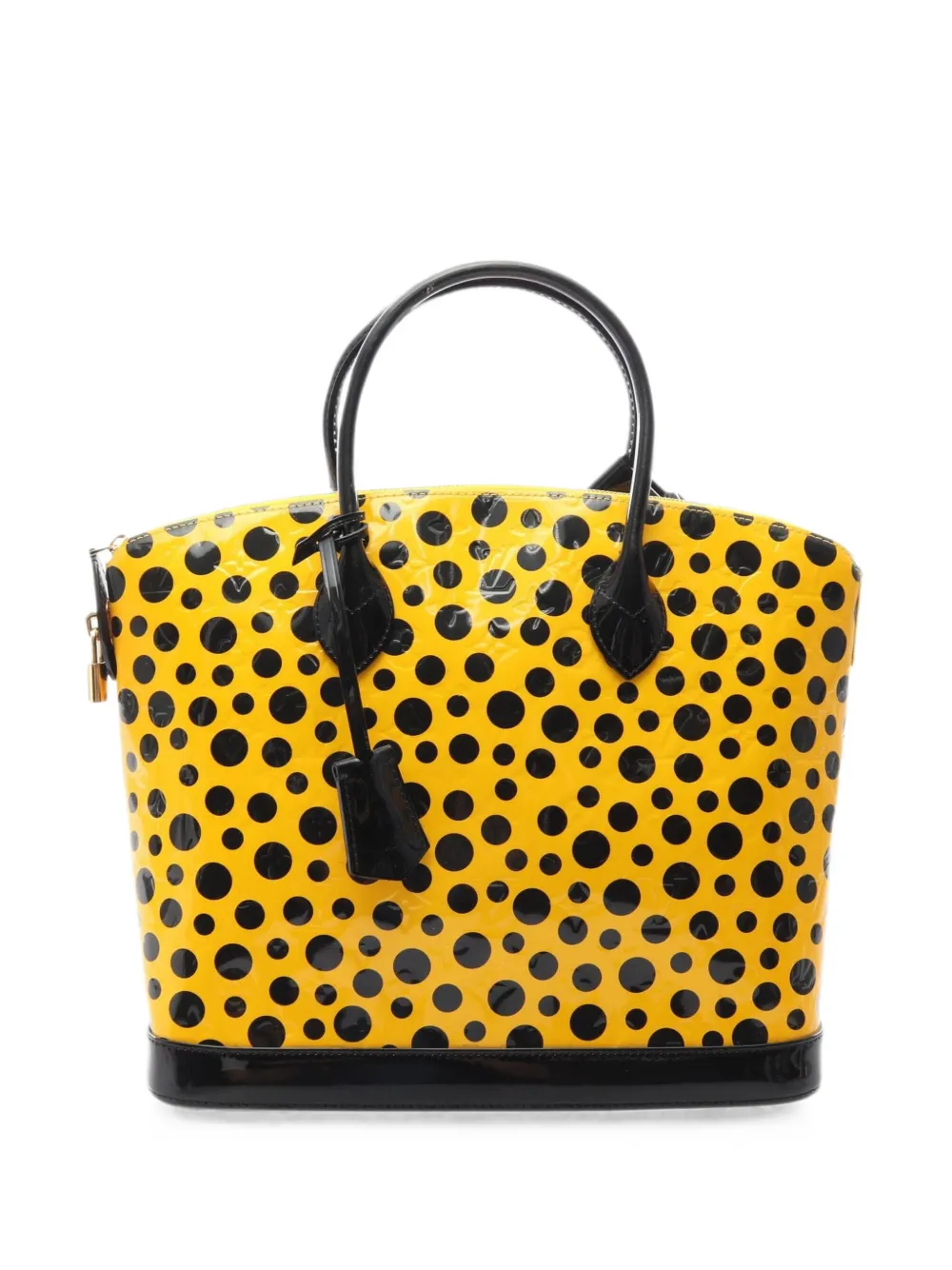 Louis Vuitton Pre-Owned 2012 Lockit MM monogram vernis tote bag - Giallo