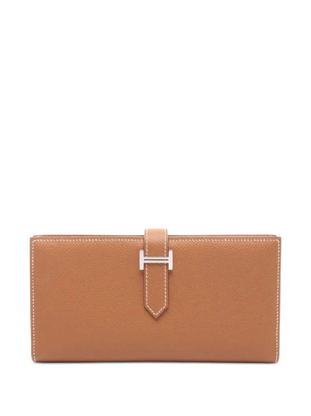 Hermès Pre-Owned 2018 Bearn Soufflet bi-fold wallet - Toni neutri