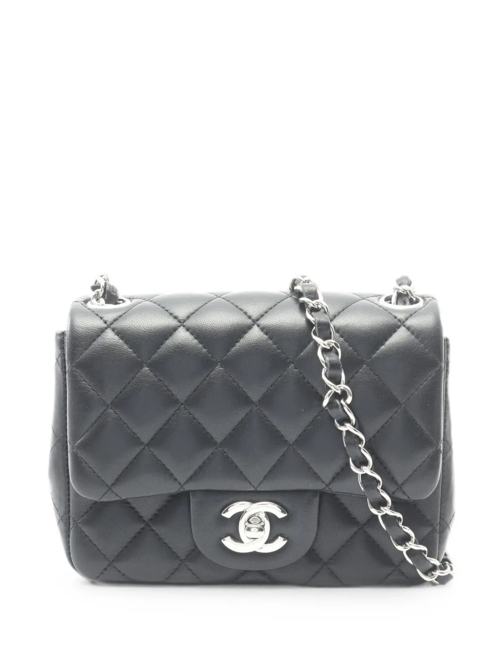 CHANEL Pre-Owned 2019 mini Matelassé mini crossbody bag - Nero