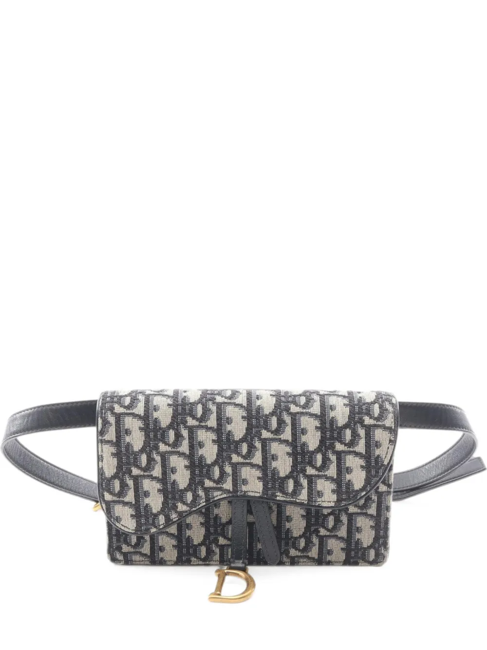 Christian Dior Pre-Owned 2010s Saddle Oblique belt bag - Neutrals