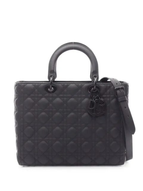 Christian Dior Pre-Owned 2010s Lady Dior Cannage tote bag