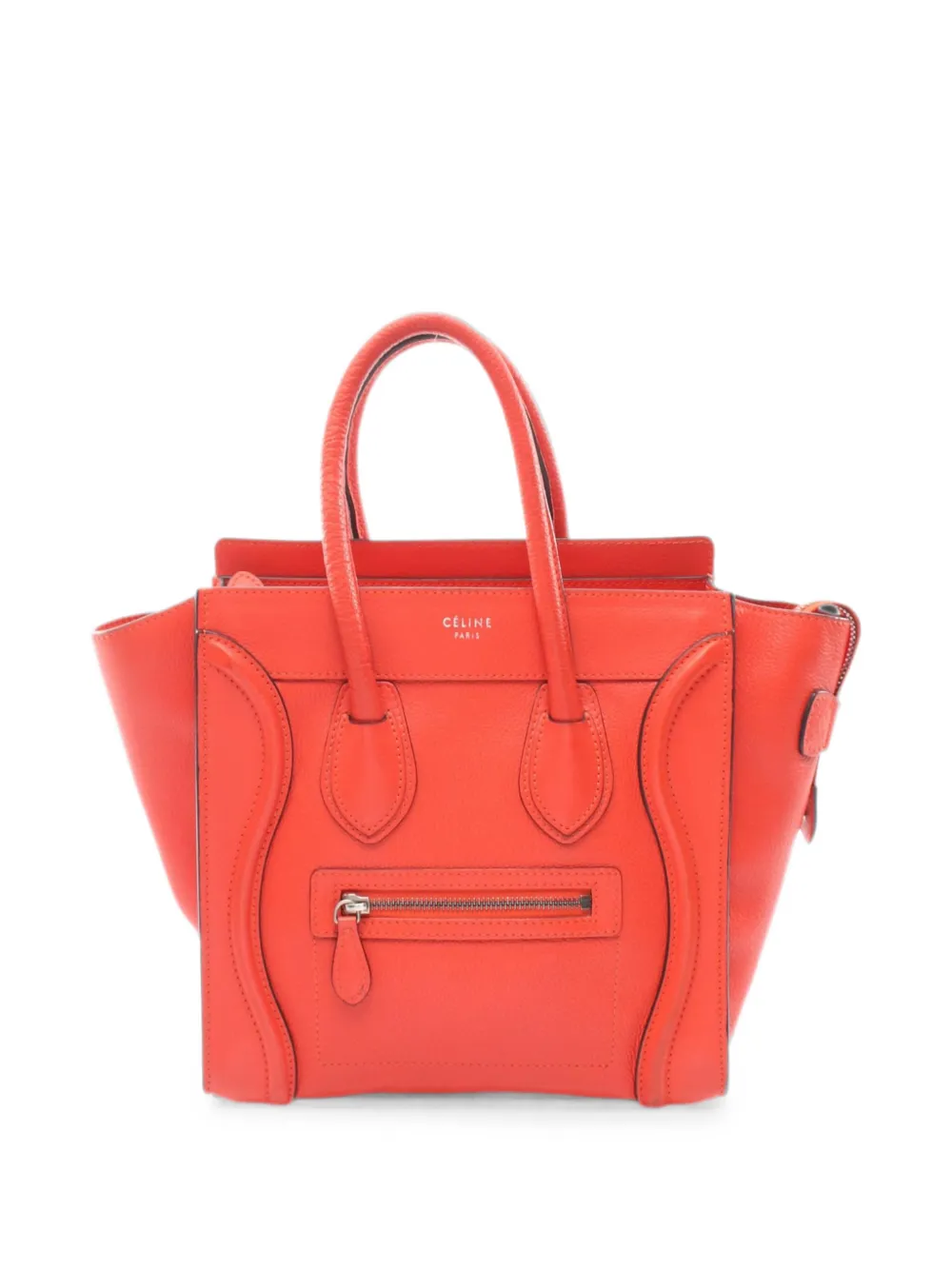 Celine Pre-Owned 2000s micro Luggage tote bag - Orange