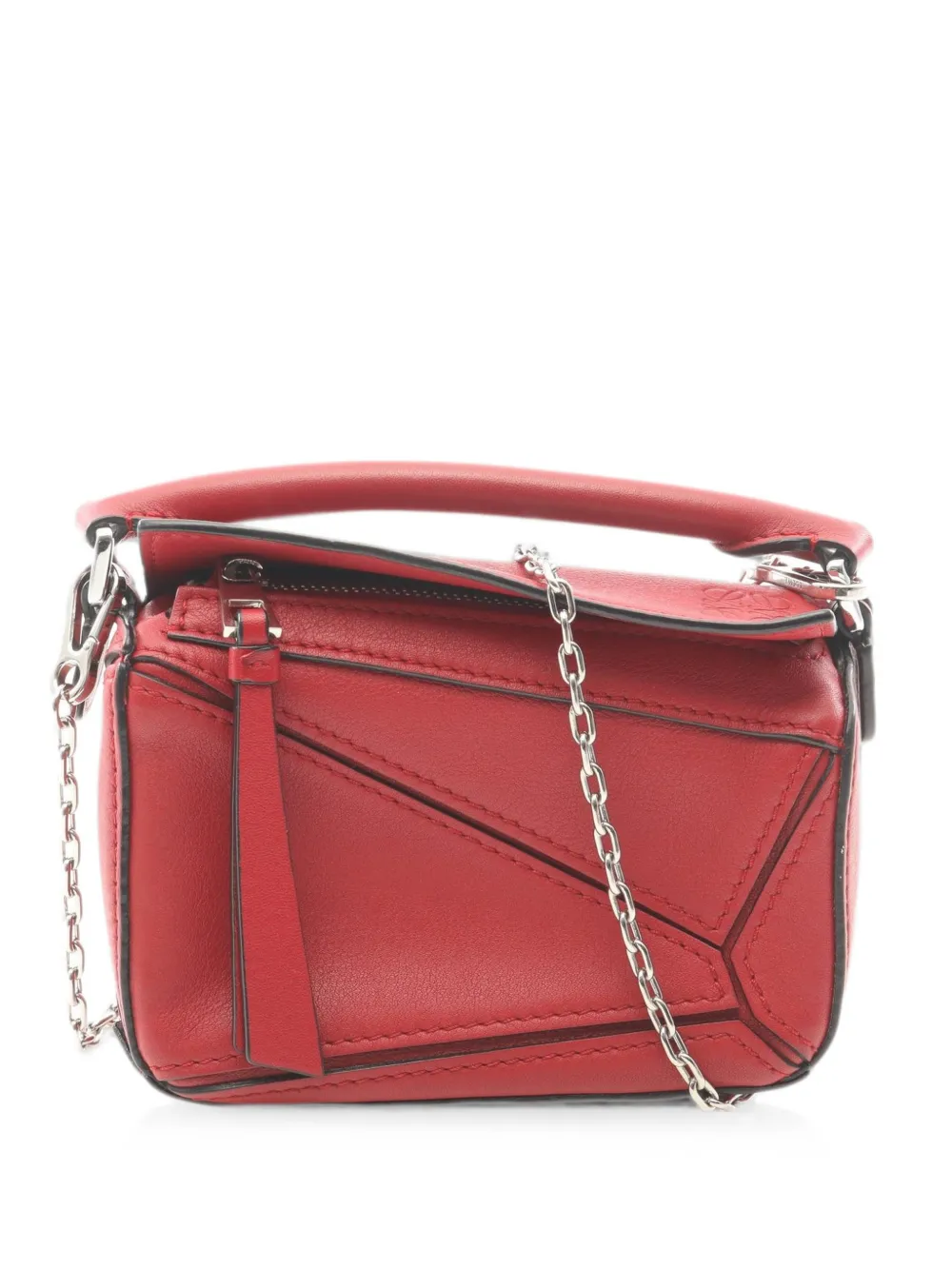 Loewe Pre-Owned 2000s Puzzle Nano tote bag - Red