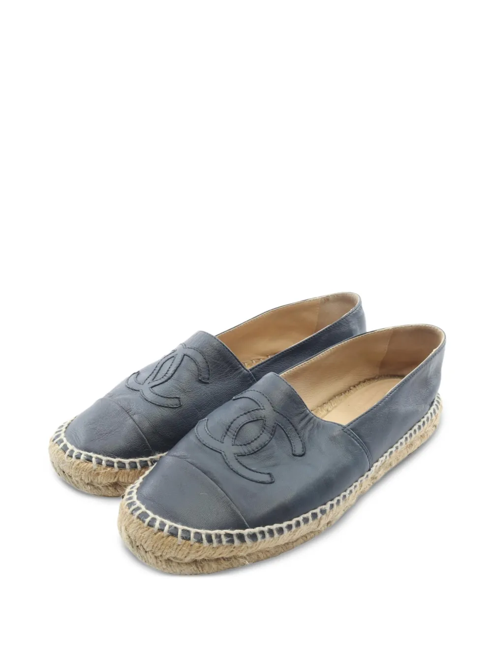 CHANEL Pre-Owned 1986-1988 Coco Mark espadrilles - Blau