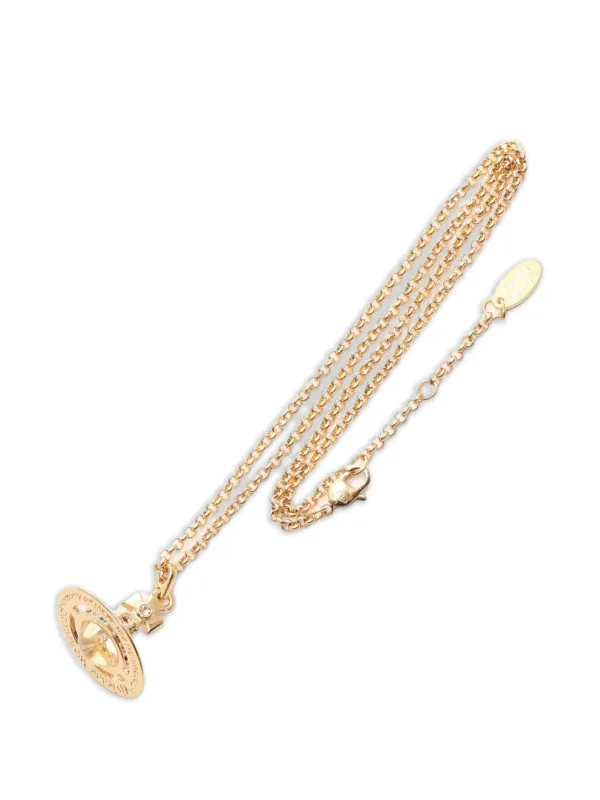 Vivienne Westwood Pre-owned 2020s Tiny Orb Necklace in Gold