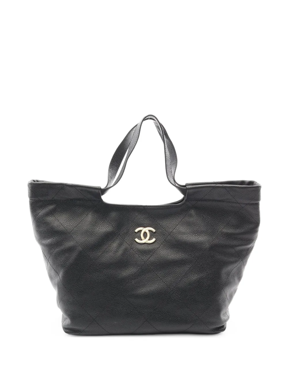 CHANEL Pre-Owned 2021s Caviar-leather tote bag - Black