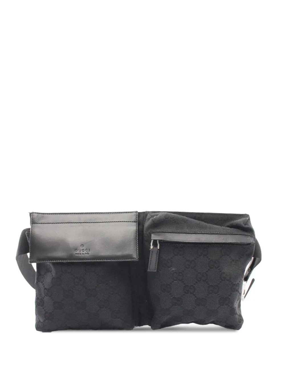 Gucci Pre-Owned 2000s GG canvas belt bag - Nero