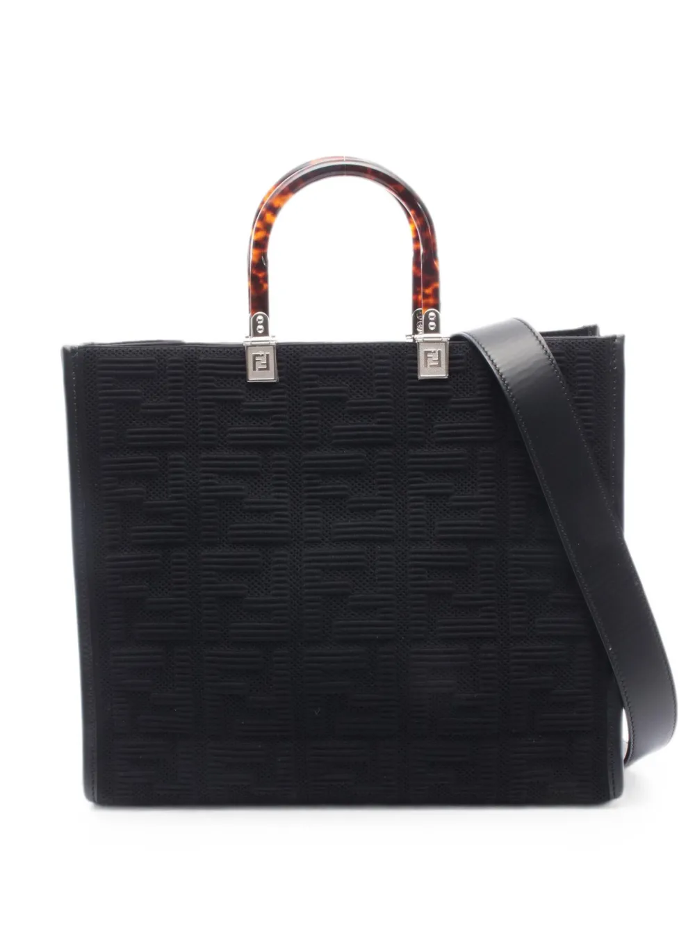 Fendi Pre-Owned 2010s medium Sunshine tote bag - Nero