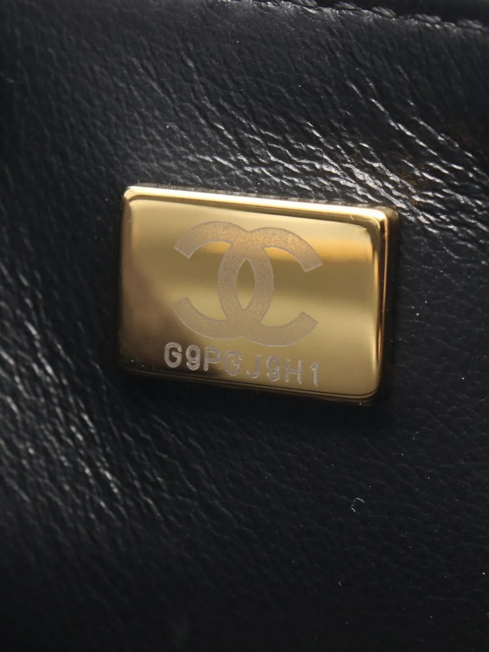 CHANEL Pre-Owned 2021 Matelassé mini-schoudertas Zwart