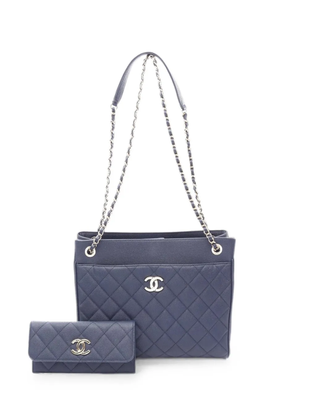 CHANEL Pre-Owned 2019 Matelassé shoulder bag - Blu