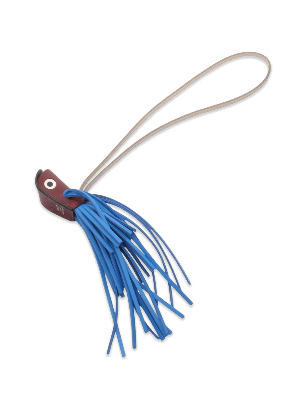 Hermès Pre-Owned 2026 Poisson Rouge bag charm - Blu