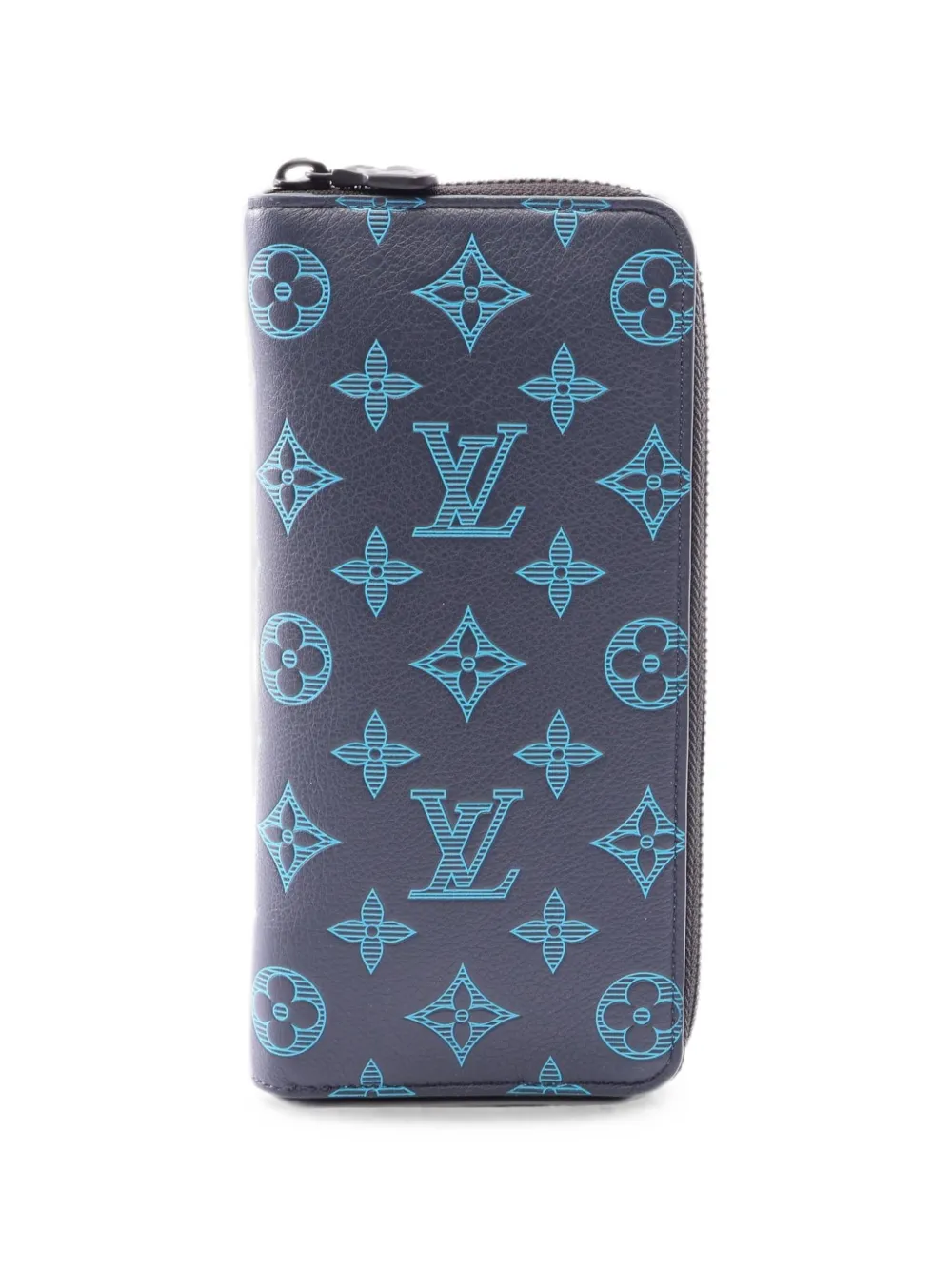 Louis Vuitton Pre-Owned 2021 Monogram Shadow Zippy wallet - Grigio