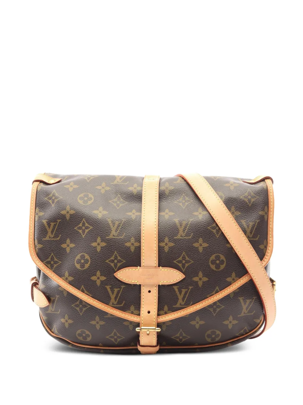 Louis Vuitton Pre-Owned 2012 MM Saumur shoulder bag - Marrone
