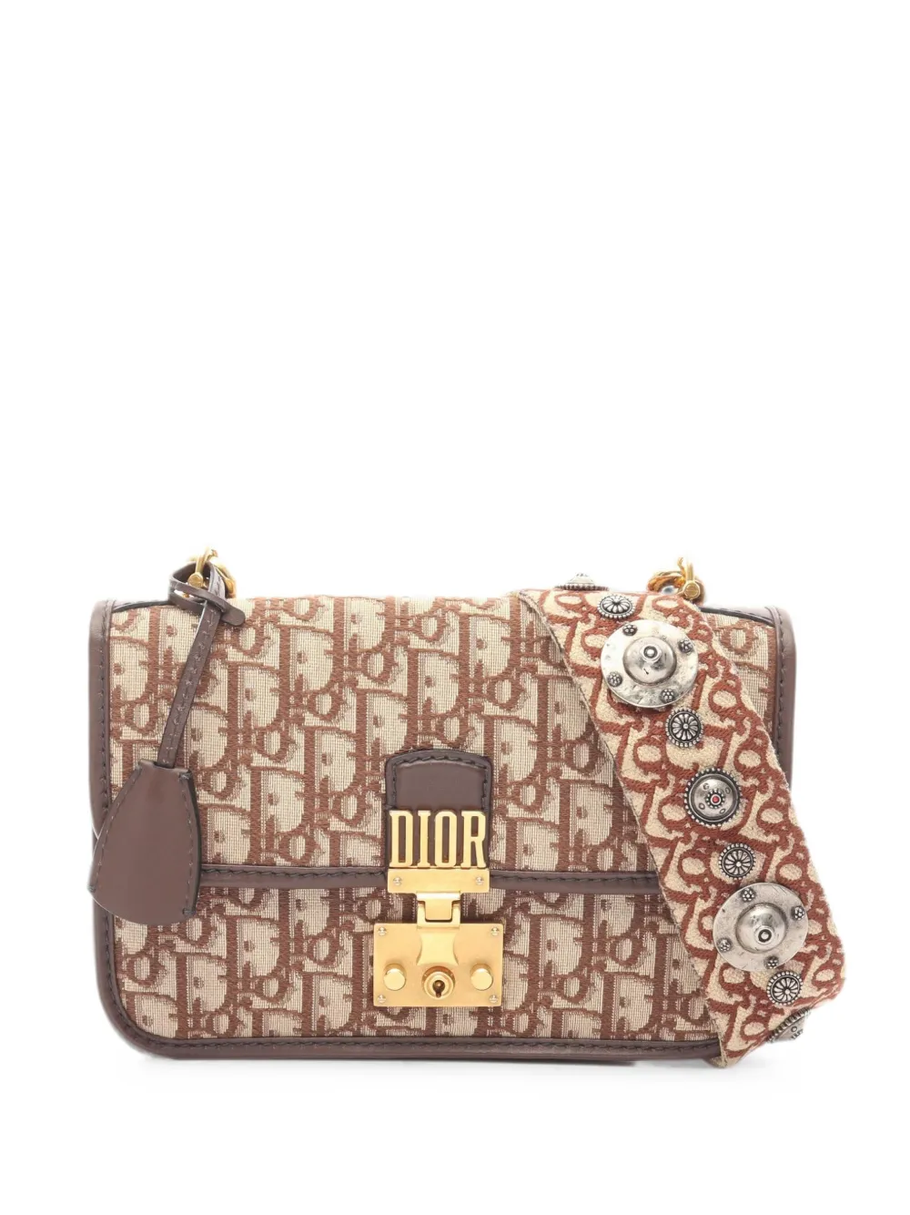 Christian Dior Pre-Owned 2010s Oblique Dioraddict shoulder bag - Neutrals